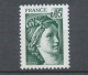 Type Sabine N°1964a 5c Vert-noir Gomme Tropicale Y1964a - Unused Stamps