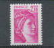 Type Sabine N°1978a 2f.10 Rose Carminé Gomme Tropicale Y1978a - Ungebraucht