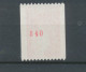 Type Sabine N°2063a 1f.30 Rouge N° Rouge Au Verso Y2063a - Unused Stamps