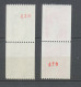 Type Sabine Paires Verticales N°2103-2103a Et N°2104-2104a N° Rge Au Dos Y2104aAS - Unused Stamps