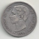 ESPAGNE - 5 Pesetas - 1876 - Argent - TB/TTB - Monnaies Provinciales