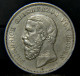 Germany, Baden 5 Mark 1901 Friedrich Von Baden XF+ Silver - 2, 3 & 5 Mark Plata