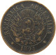 ARGENTINA 2 CENTAVOS 1891 #s077 0063 - Argentine