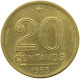 BRAZIL 20 CENTAVOS 1955 #s054 0215 - Brésil