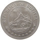 BOLIVIA 50 CENTAVOS 1967 #s065 0407 - Bolivie