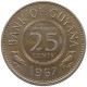 GUYANA 25 CENTS 1967 #c038 0037 - Guyana