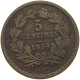 LUXEMBOURG 5 CENTIMES 1854 #c080 0259 - Luxembourg