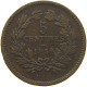 LUXEMBOURG 5 CENTIMES 1854 #s007 0137 - Luxembourg