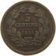 LUXEMBOURG 5 CENTIMES 1855 #a010 0339 - Luxembourg