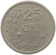 LUXEMBOURG 25 CENTIMES 1938 #s072 0467 - Luxembourg