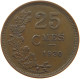 LUXEMBOURG 25 CENTIMES 1930 #a084 0513 - Luxembourg