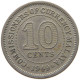 MALAYSIA 10 CENTS 1949 #s040 0535 - Malaysie