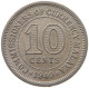 MALAYSIA 10 CENTS 1949 #a034 0871 - Malaysie