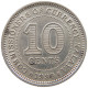 MALAYSIA 10 CENTS 1939 #c025 0189 - Malaysie