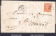 FRANCE N° 23 SUR LETTRE AVEC GC 574 BOURGES CHER + CAD DU 24/11/1863 - 1862 Napoleone III