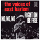 The VOICES OF EAST HARLEM : No, No, No - Elektra INT. 80254 - France - 1970 - Soul - R&B
