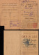 Moussan (nord), Carte De Tabac, Timbre Fiscal, Lot De 3 Cartes - Documents