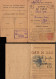 Moussan (nord), Carte De Tabac, Timbre Fiscal, Lot De 3 Cartes - Documenti