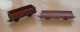 2 KLEINBAHN WAGGONS Siehe Bilder ... - Other & Unclassified