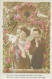 SERIE DE 5  CARTES  FANTAISIE ANNEE 1908 -  COUPLE  AU COLOMBIER  -  A  LEGENDE    :    -  CIRCULEE  TBE - Collections & Lots