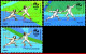 Ref. BR-OLYM-E13 BRAZIL 2015 - OLYMPIC GAMES, RIO 2016,FENCING, STAMPS OF 2ND AND 4TH SHEET,MNH, SPORTS 3V - Sommer 2016: Rio De Janeiro