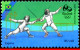 Ref. BR-OLYM-E13 BRAZIL 2015 - OLYMPIC GAMES, RIO 2016,FENCING, STAMPS OF 2ND AND 4TH SHEET,MNH, SPORTS 3V - Sommer 2016: Rio De Janeiro
