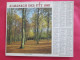 LOT DE 12 CALENDRIERS ALMANACHS De 1982 à 1994 FLEURS LAVIGNE OBERTHUR - Grand Format : 1981-90