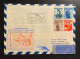 Österreich 1959 Privat-Ganzsache Trachtenmarken Mit Stempel Austrian Airlines Eröffnungsflug Wien Frankfurt Manchester - Enveloppes