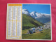 CALENDRIER ALMANACH LE HAMEAU DE VAL FROID HAUTES ALPES CHALET NEIGE 1982 OBERTHUR - Tamaño Grande : 1981-90