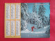 CALENDRIER ALMANACH DOLOMITES ITALIE PAYSAGE D'HIVER 1988 OLLER - Grand Format : 1981-90