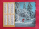 CALENDRIER ALMANACH DOLOMITES ITALIE PAYSAGE D'HIVER 1988 OLLER - Groot Formaat: 1981-90