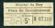 Ticket De Tramway D'Alger Début XXe "Sté Des Tramways Algériens" Billet Algérie - Mondo