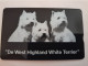 NETHERLANDS  4 UNITS /   DOGS WEST HIGHLAND   WHITE TERRIER    /   / RCZ 793  MINT  ** 15657** - [3] Handy-, Prepaid- U. Aufladkarten