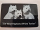 NETHERLANDS  4 UNITS /   DOGS WEST HIGHLAND   WHITE TERRIER    /   / RCZ 793  MINT  ** 15657** - Cartes GSM, Prépayées Et Recharges