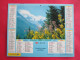 CALENDRIER ALMANACH 1994 MONTAGNE EN HIVER INNERBERG AUTRICHE MONT BLANC EN ETE  LAVIGNE - Grossformat : 1991-00