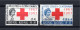 Hong Kong 1963 Set Red Cross Stamp (Michel 212/13) Nice Used - Oblitérés