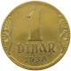 YUGOSLAVIA 1 DINAR 1938 #a021 0105 - Yougoslavie