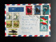 BURUNDI 1963 AIR MAIL LETTER TO GENEVA 29-07-1963 APES MONKEES ANIMALS - Cartas