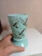 Vase Ancien Opaline Hauteur 18 Cm Diamètre 9 Cm - Jarrones