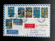 GREECE 1989 REGISTERED EXPRESS LETTER ARCHEA OLYMPIA TO WANKENDORF 11-05-1989 OLYMPIC GAMES EXPRES - Brieven En Documenten