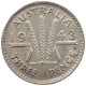 AUSTRALIA THREEPENCE 1943 D #c004 0053 - Threepence