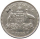 AUSTRALIA SIXPENCE 1955 #a069 0249 - Sixpence