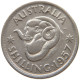 AUSTRALIA SHILLING 1957 #a064 0053 - Shilling