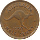 AUSTRALIA HALFPENNY 1950 #a010 0425 - ½ Penny