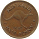 AUSTRALIA HALFPENNY 1947 #a066 0287 - ½ Penny