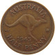 AUSTRALIA HALFPENNY 1943 #a066 0293 - ½ Penny