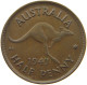 AUSTRALIA HALFPENNY 1947 #a084 0387 - ½ Penny