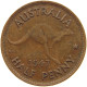 AUSTRALIA HALFPENNY 1947 #a066 0281 - ½ Penny