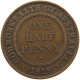 AUSTRALIA HALFPENNY 1919 #a066 0219 - ½ Penny