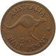 AUSTRALIA 1/2 PENNY 1943 #s050 0267 - ½ Penny